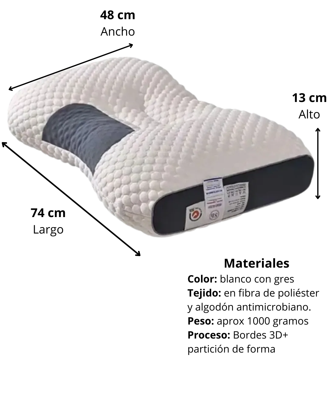 Almohada Cervical Ergonomica - El Secreto de tu bienestar diario